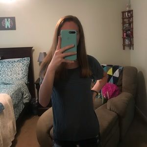 The Limited Blue Short Sleeve Top